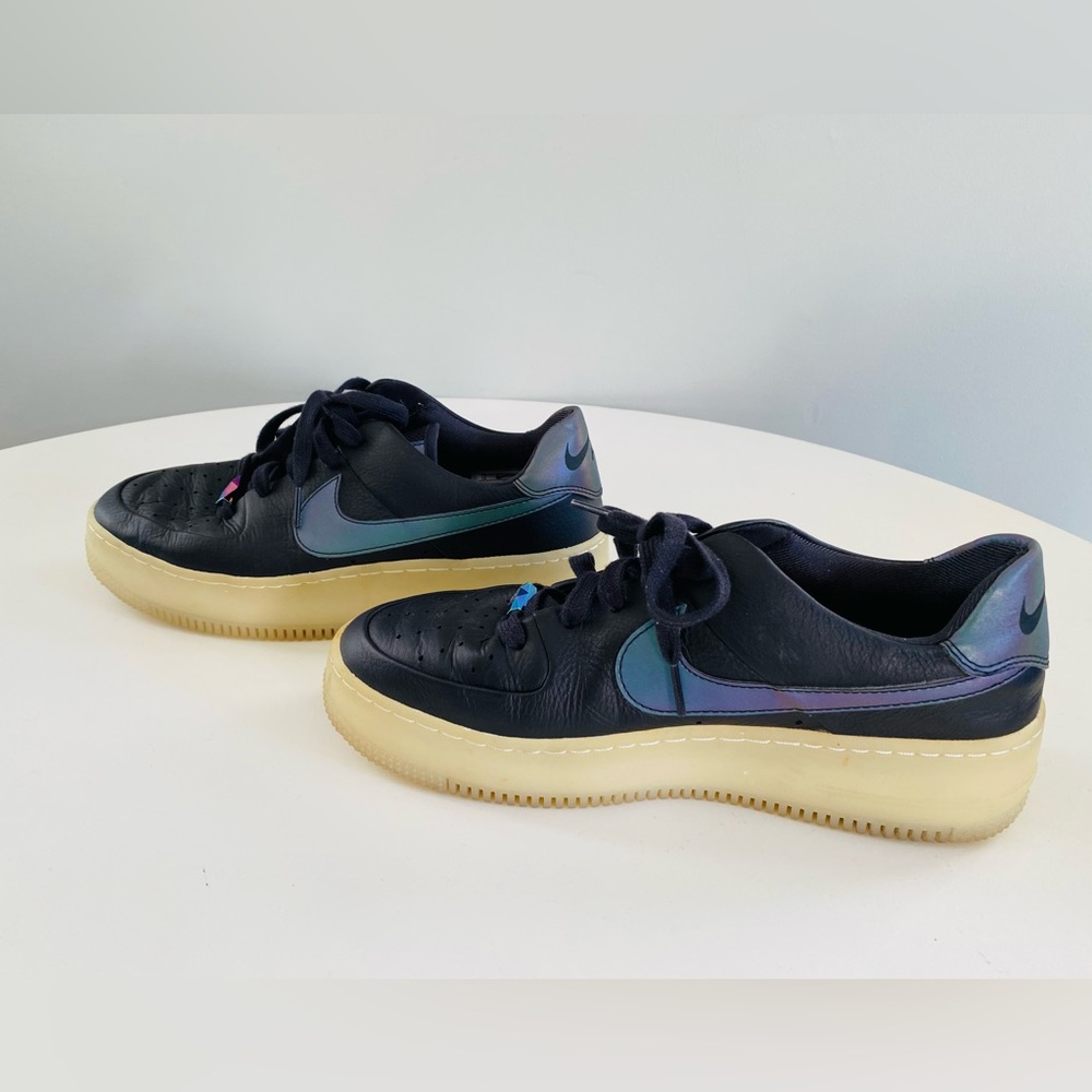 Nike Air Force 1 One Sage Low LX Oil Shoes Women's Size 10 AR5409-004 Grey - Picture 15 of 16